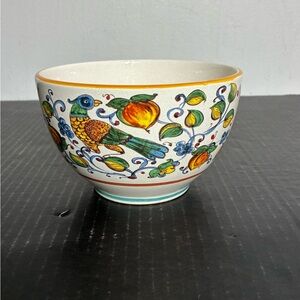 Nova Deruta Hand Painted Bowl Italian 6”